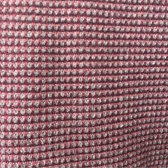 NWT Men's Mutual Weave Sweater Burgundy Waffle Knit Crew Neck Pullover $68 NWT - Picture 7 of 7